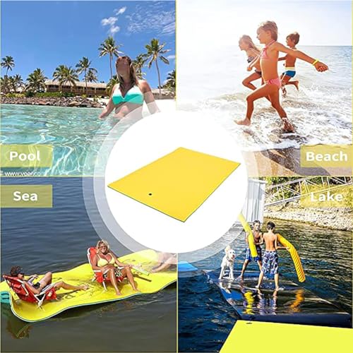 Tapis d'eau flottant XPE indéchirable à structure 3 couches haute densité - 7