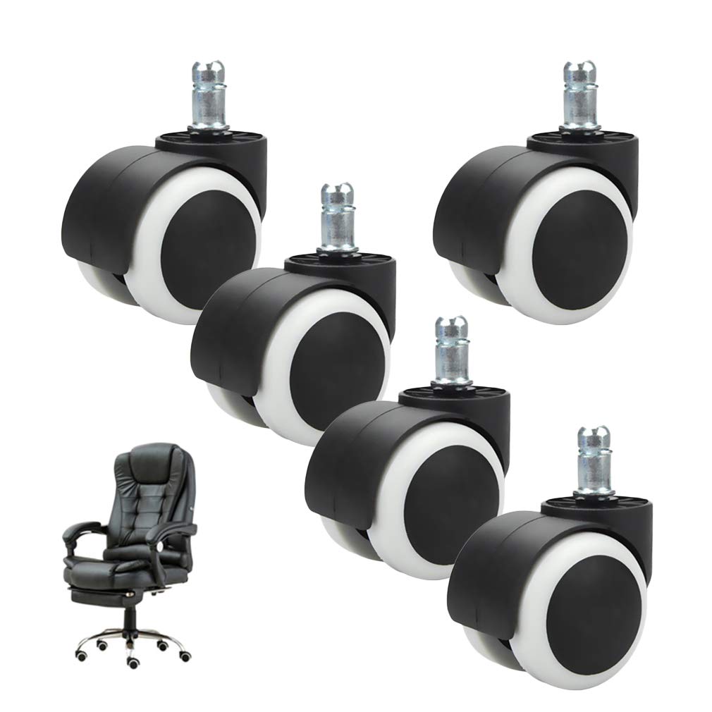 Roulette de chaise de bureau pivotante pour sol de maison et armoire