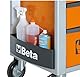 Beta - BW C24S 8/G-Plus Mobiler Werkzeugkasten mit 8 Schubladen, Arbeitsplatte aus Thermoplast - Grau
