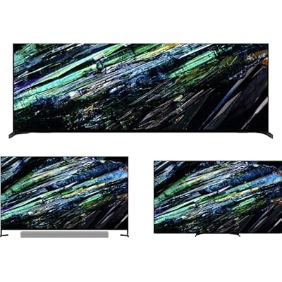 Sony XR77A95L 77 Inch QD-OLED 4K UHD Smart Google TV with AI Upscaling and 2 Year Amber Protection Plan (2023)