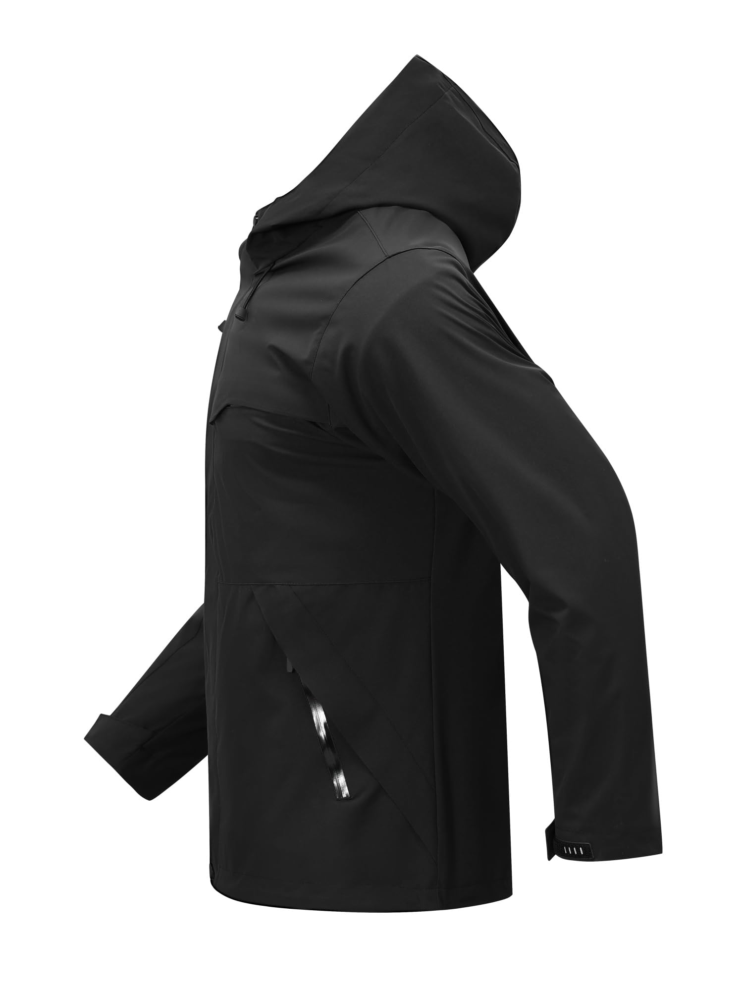 YOUTHUP Herren 3in1 Jacket Wasserdicht Winterjacke mit Warme Fleece | Flauschfutter spendet Wärme atmungsaktive Außenhülle schützt vor Wind und Regen Reißverschlusstaschen sichern Wertsachen