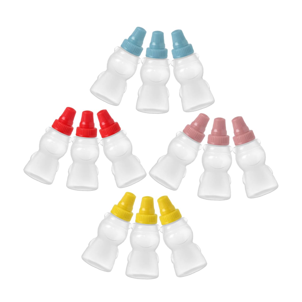 PRETYZOOM 60 Stk Sauce Flasche Saucenflasche küchenarmatur mini flasche Süße Soßenflasche gwürze behälter Honigspender Squeeze-Flasche für Sauce Flaschen mit Sojasauce Sport Wiederverwendbar
