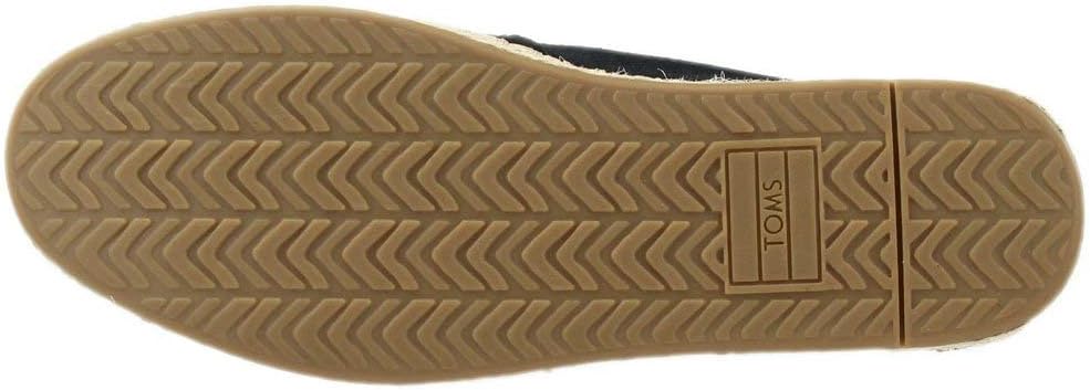 TOMS Deconstructed Alpargata Women's Slip on Shoes (7.5 B(M) US) Black