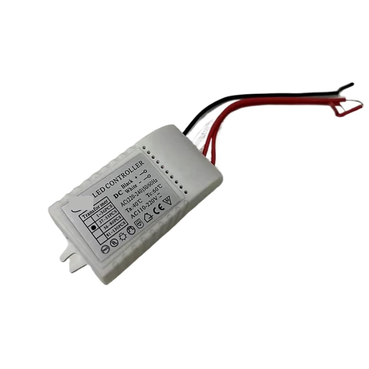220V 16-20W LED Lighting Transformer for Lamp Beads Low Pressure Controller Power Supply Driver Can Drive 1-130(37-55)
