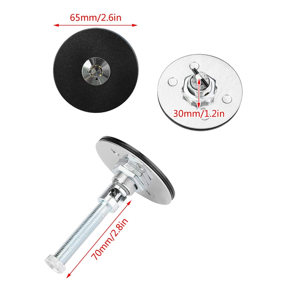 Serrure de capot de voiture, Kit de broche de clé de verrouillage de capot de capot de moteur universel rapide pour voiture(Noir)