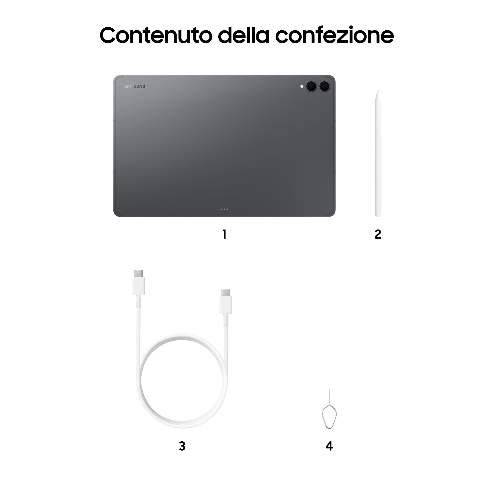 Samsung Galaxy Tab S11 Ultra, Tablet AI, Wi-Fi, Design Ultra-Sottile, Strumenti AI Multimodali, Samsung DeX, RAM 12GB, 256 GB, Batteria a Lunga Durata, Gray [Versione Italiana]