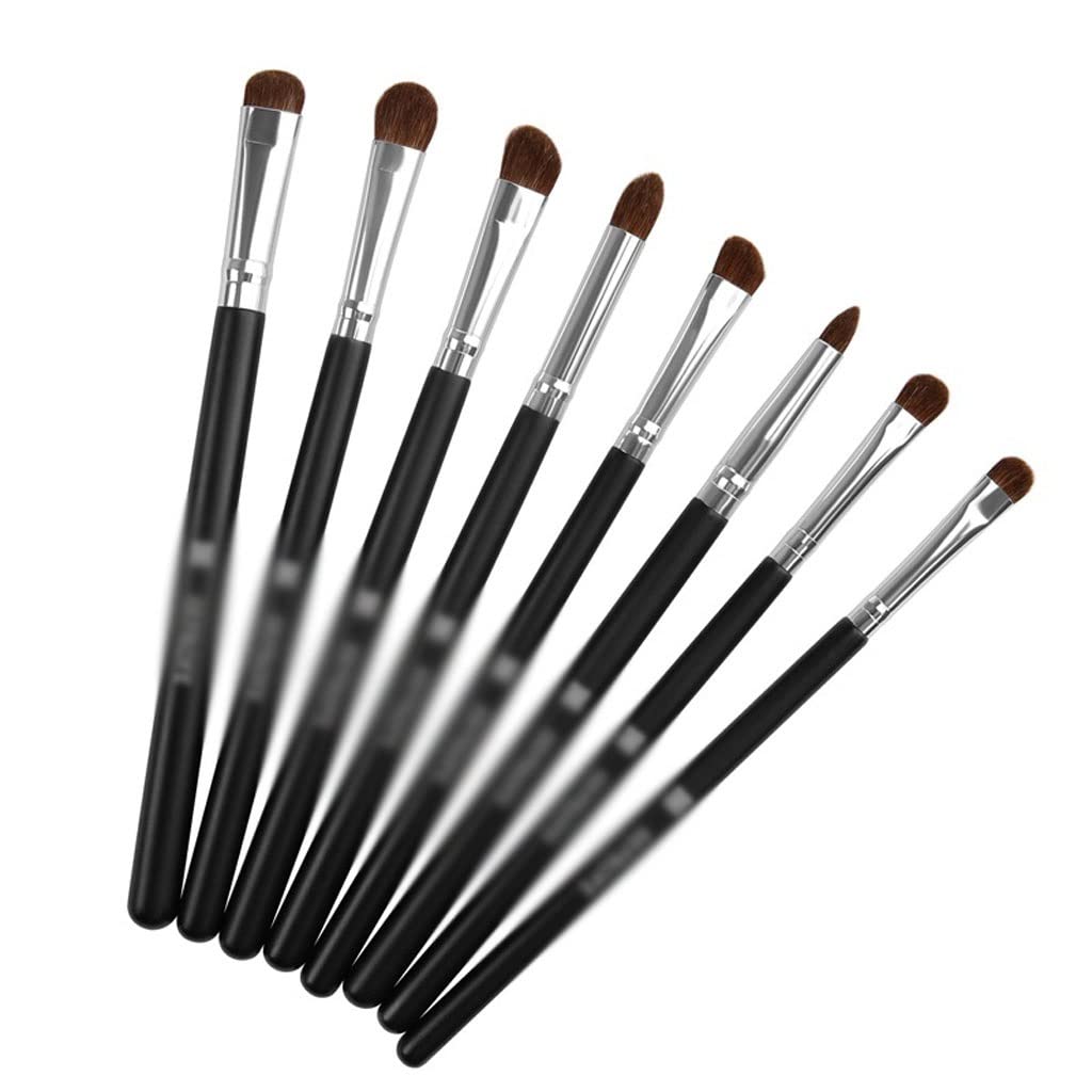Ensemble de 8 pinceaux de Maquillage Outils de beauté Ensemble de pinceaux for Ombre à paupières 8 pinceaux de Maquillage fumés