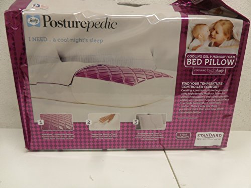 Sealy Posturepedic Cooling Gel & Memory Foam Pillow