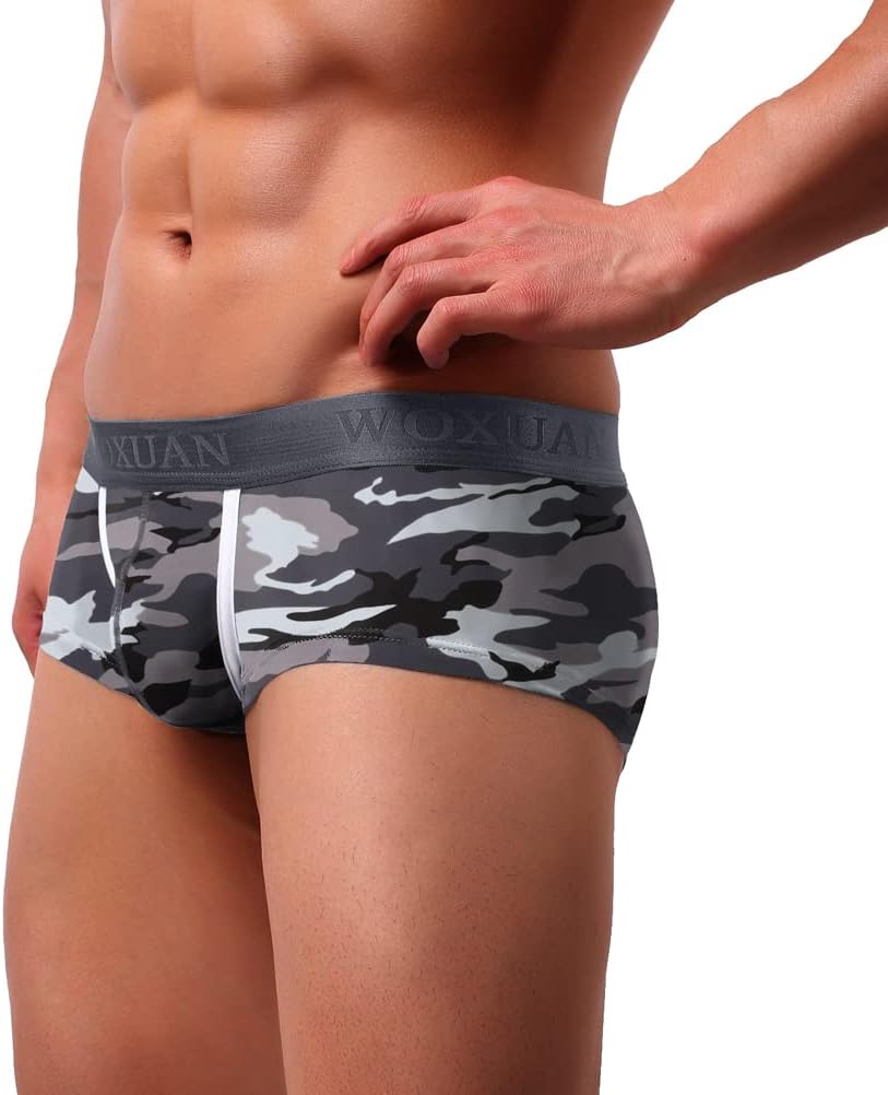 Men's Sexy Underwear Boxer Briefs Mesh Breathable Underpants - Image 5