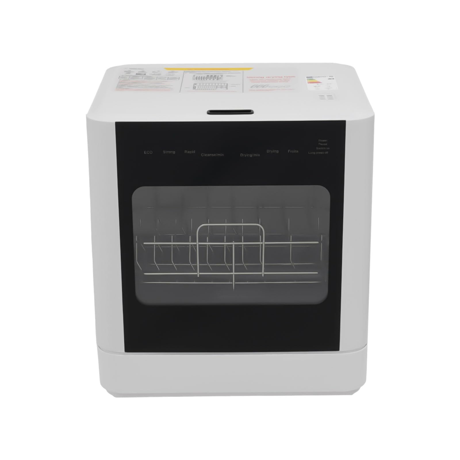 Lavavajillas compacta, 800 W, 5 programas de lavado con secado por aire