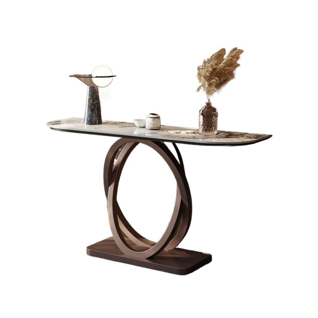 ENGENDER Console Tables Simple Entry Table Living Room Wall Entrance Cabinet Aisle Decorative Shelf(S:100CMX30CMX80CM)