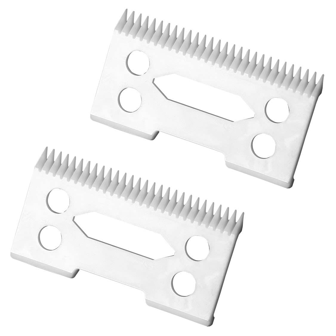 FOXSONIC Professional 2pcs ceramic blades for Wahl Senior cordless Clipper 2 Hole Clipper ceramic Blade cutter,ceramic clipper replacement blades (WHITE) (B08ND6Y9PQ) Amazon Price History, Amazon Price Tracker