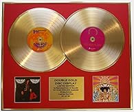 A stunning Double Gold disc display of the artist/s albums. Display features 2 different cd albums Each one comes with a COA
