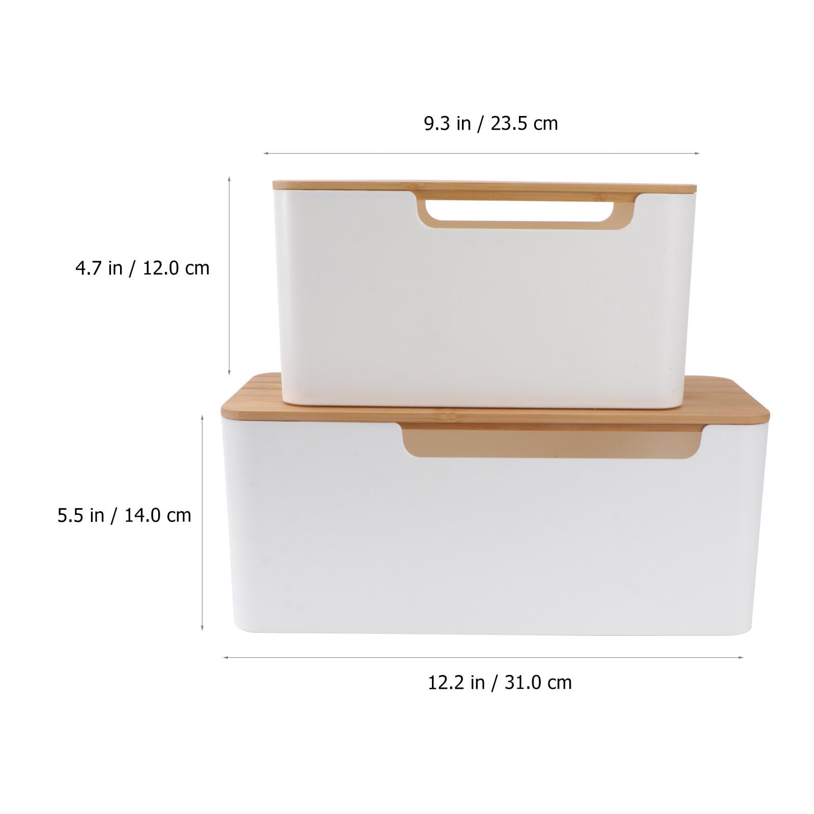 2 Piezas Caja Protectora de Enchufes de Plástico Abs
