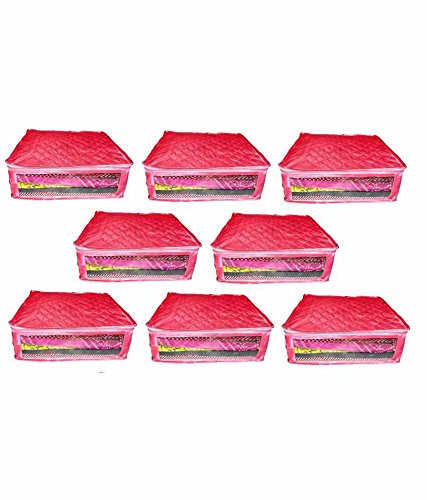 Atorakushon 8 Saree Sari Cover Dress Protection Cover Suit Kurti Suit Shirt Trouser Dupatta Bedsheet Pillow Cover