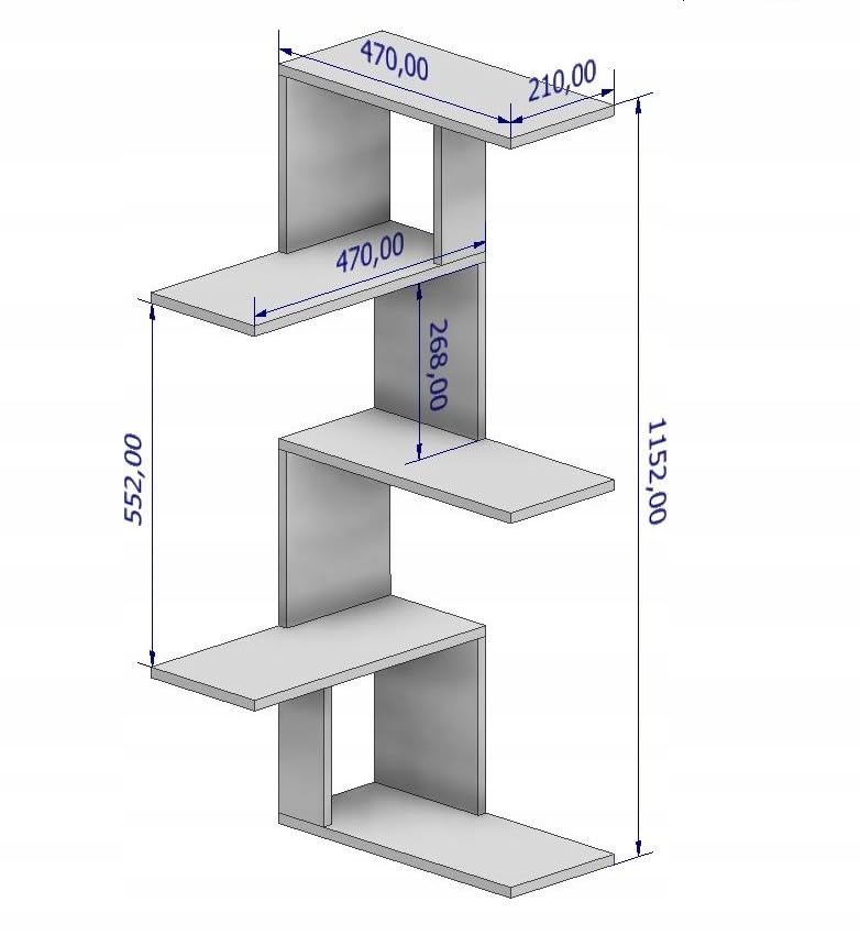 Estante De Esquina De Pared | Estantería Pared | Estante Flotante Madera Ingenieria Roble 19x19x123cm Cfw82162 93135452