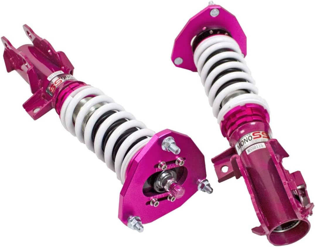 Godspeed MSS0115 MonoSS Coilover Lowering Kit, Fully Adjustable, Ride Height, Spring Tension And 16 Click Damping, compatible with Toyota Prius (XW30) 2010-15