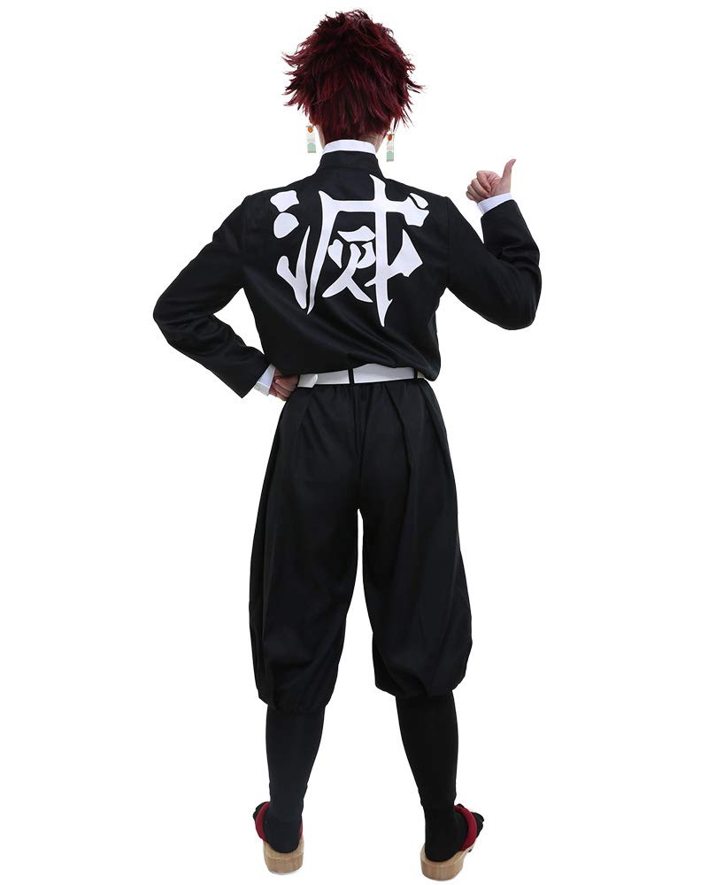 Buy Men's Black Pillar Corps Cosplay Costume Black Uniform Online at