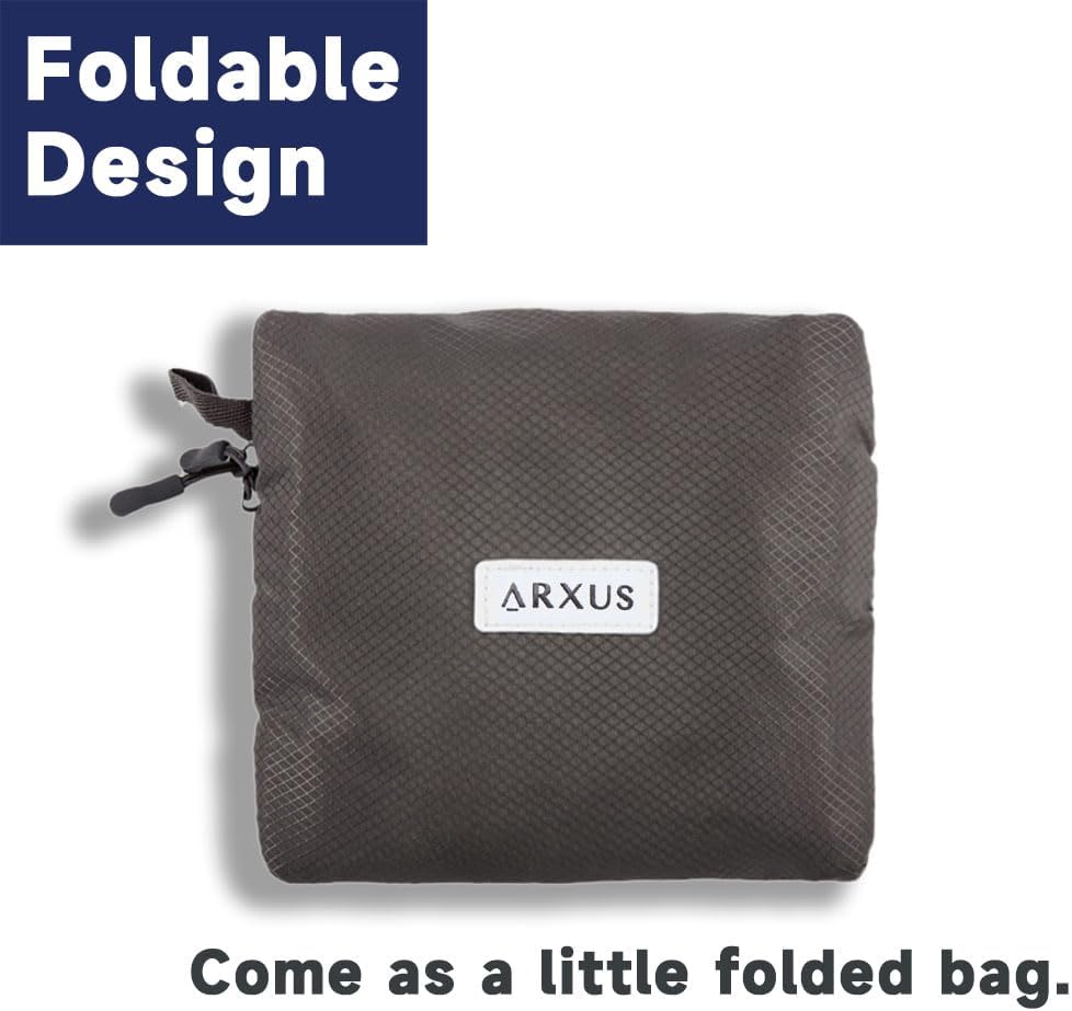 Arxus Foldable Tote Bag for Travel Expandable Lightweight Carry On Luggage 22L Packable Duffle Bag for Traveling - Image 5