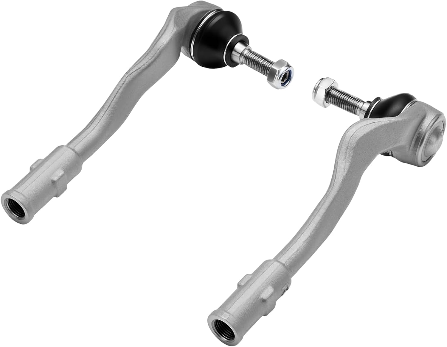 2PCS ES80067 ES80067 Outer Tie Rod End Compatible with Audi A4 2009-2016
