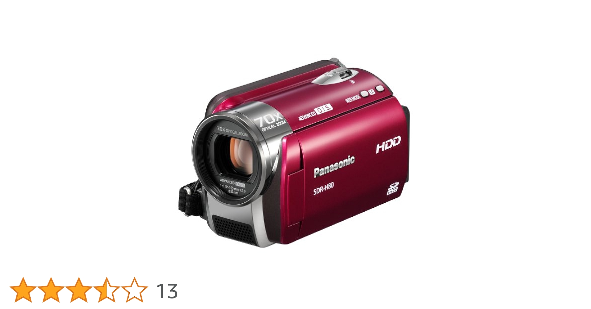 Panasonic SDR-H80 Camcorder ビデオカメラ Amazon.com : Panasonic SDR-H80 SD and HDD Camcorder (Black