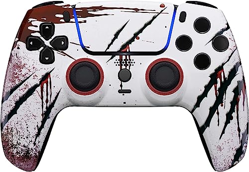 Image of Custom Controllerzz Custom Wireless Controller Compatible with PS5 - Multiple Designs Available (PS5 Slasher)