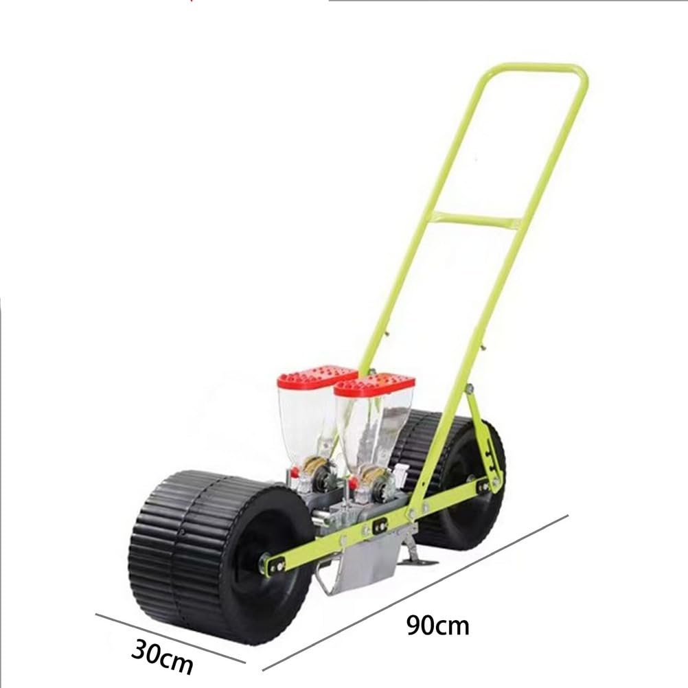 Dispositif de plantation de maïs de précision réglable, 8 acer/heure multifonction pressé à la main, espacement des rangées de semis 8 à 13 mm (vert)