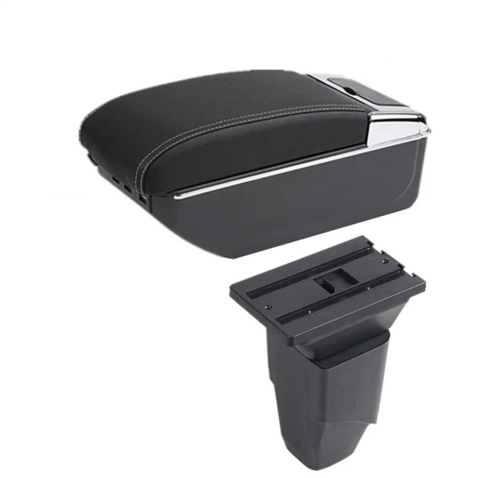 Noheeu C White Line Car Armrest Storage Box Interior Dedicated Retrofit Parts Accessories For Peugeot 206 Cc For Cabrio