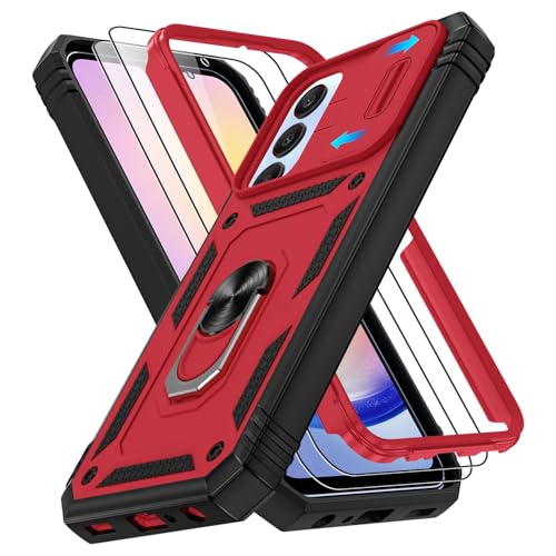 Coque Samsung A25 rouge idéale pour sécuriser vos vidéos en voyage