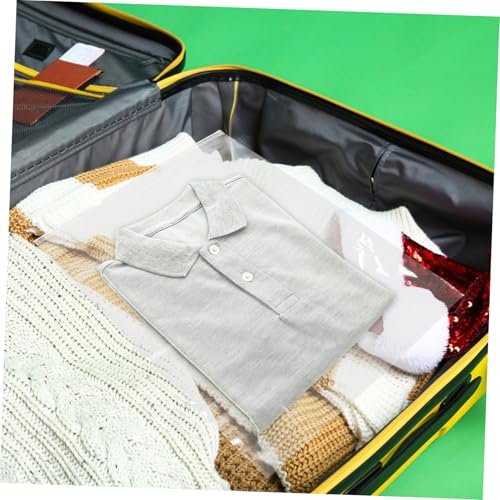 50pcs Clear Zipper Bags Plastic Storage for Clothes Shoes and Travel Resealable Organizers Transparent Window3