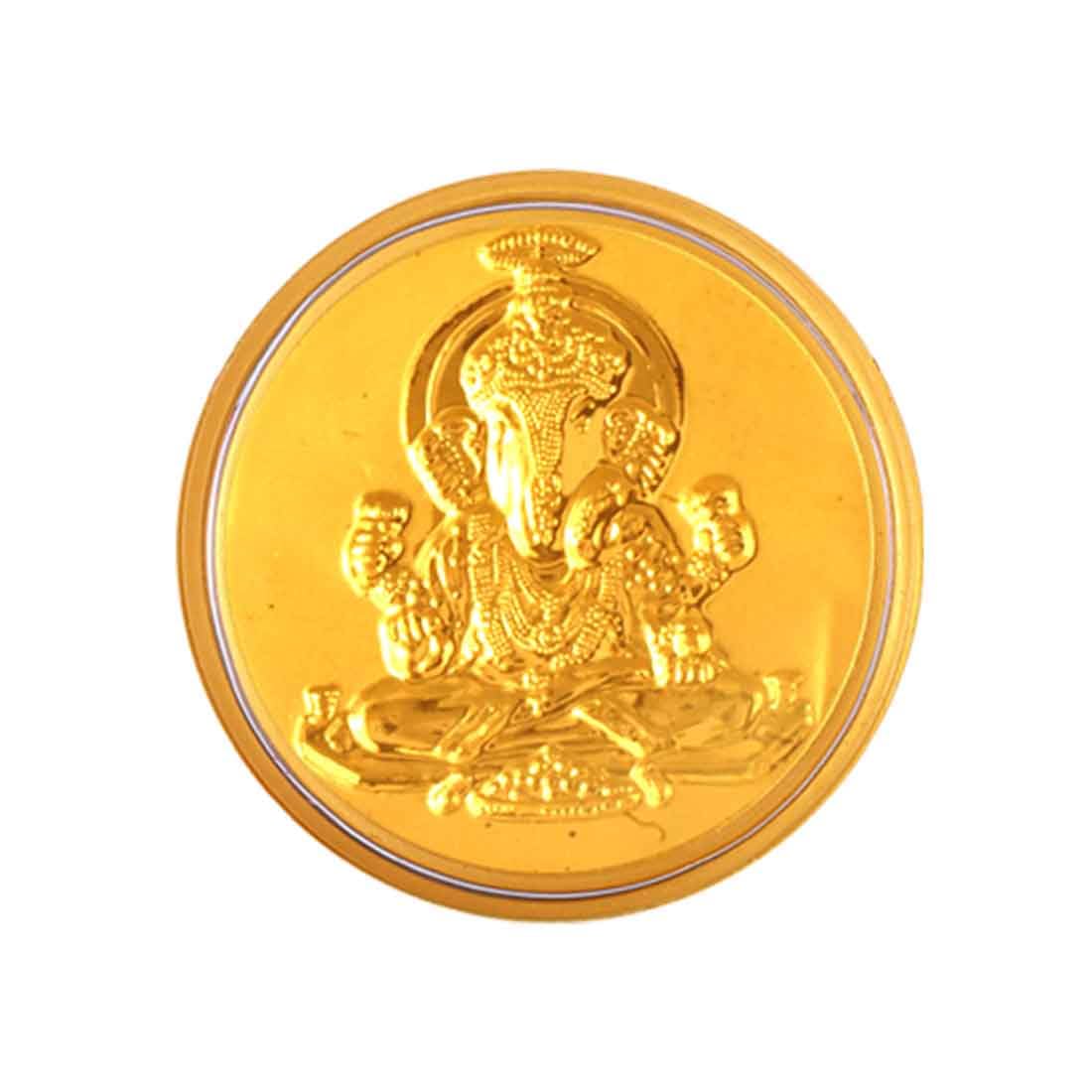 P.C Chandra Jewellers 24KT 999 Yellow Gold Ganesh-Inscribed Foil Coin - 0.2 Gram (B0CP7XXR34) Amazon Price History, Amazon Price Tracker