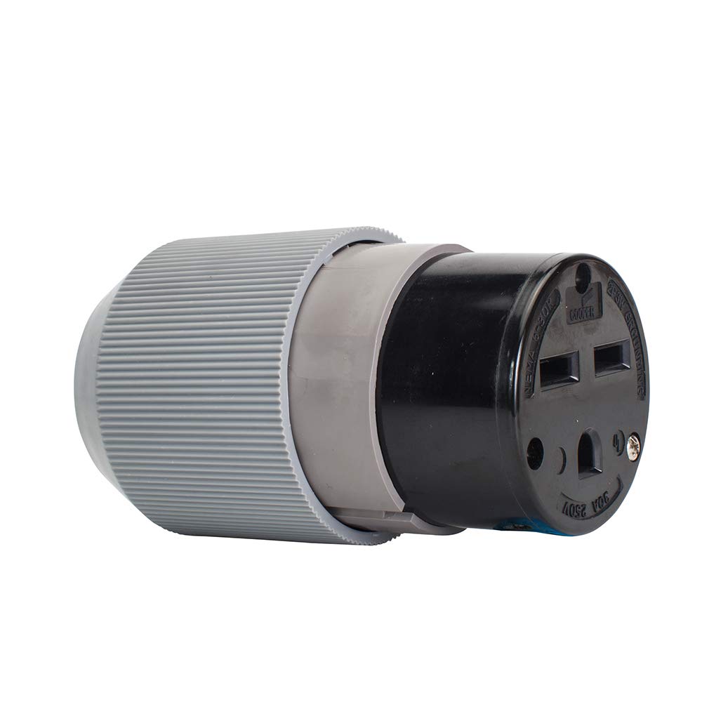 Fiche mâle Eaton 6700N à lame droite taille unique gris pour câble électrique cylindrique