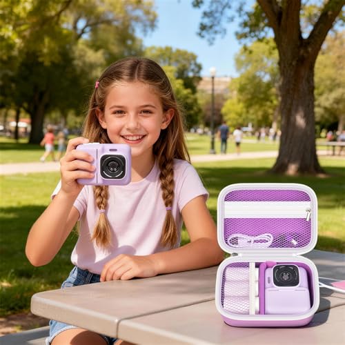Funda para cámara instantánea Kids PAIYULE color púrpura miniatura 7