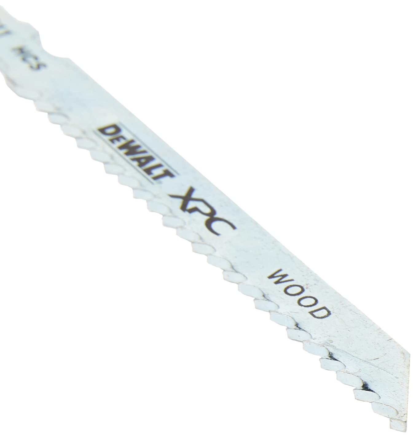 DeWalt DT2212-QZ - Hoja de sierra de calar XPC, longitud de 100 mm, paso de diente de 3,1 mm, para cortes en madera, aglomerado, contrachapado, laminado y plástico