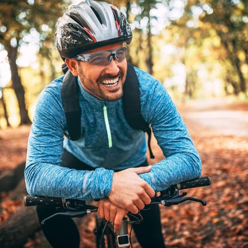 Lentes de sol deportivos polarizados, protección UV 400 para hombres, mujeres y jóvenes, ideales para béisbol, ciclismo, pesca, correr y golf, lentes TAC