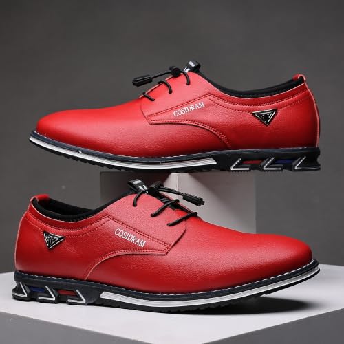 Image of COSIDRAM Mens Business Dress Shoes Casual Slip-on Comfort Walking Shoes