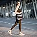 Gonex Clear Crossbody Tote Bag, NFL Stadium Approved PVC Transparent Messenger Shoulder Bag, See Through Bag for Women Black