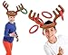 KOVOT Two-Player Inflatable Reindeer Ring Toss Game - Game Rules Included (2 Antlers 8 Rings)