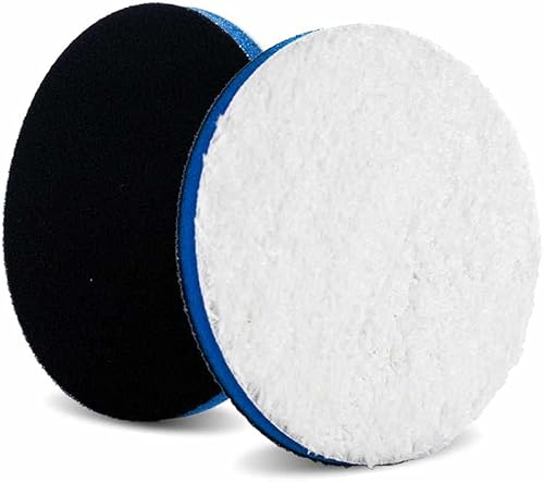 Miniatura 10 de Almohadilla de microfibra de corte ligero de un solo paso de 6.25 pulgadas (paquete de 2) - Ideal para eliminar defectos moderados, remolinos y