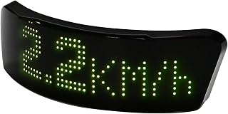 Pongnas Motorcycle Helmet Accessories, Helmet Light with Smart Phone APP Control Programmable Text Patterns Animation Speed Display Lights Motorcycle Helmet Light for Bike Motorcycle
