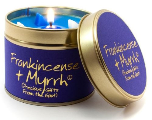 Lily Flame Scented Candle in a Presentation Tin - Frankincense & Myrrh