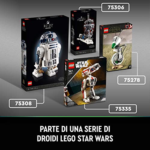 Star Wars BD-1, Figura di Droide Snodabile, Modellino da Collezione, Set dal Videogame Jedi: Fallen Order, Decorazione per Casa, Idea Regalo di Natale per Ragazzi, Ragazze e Adolescenti 75335 - Lego - Immagine 8