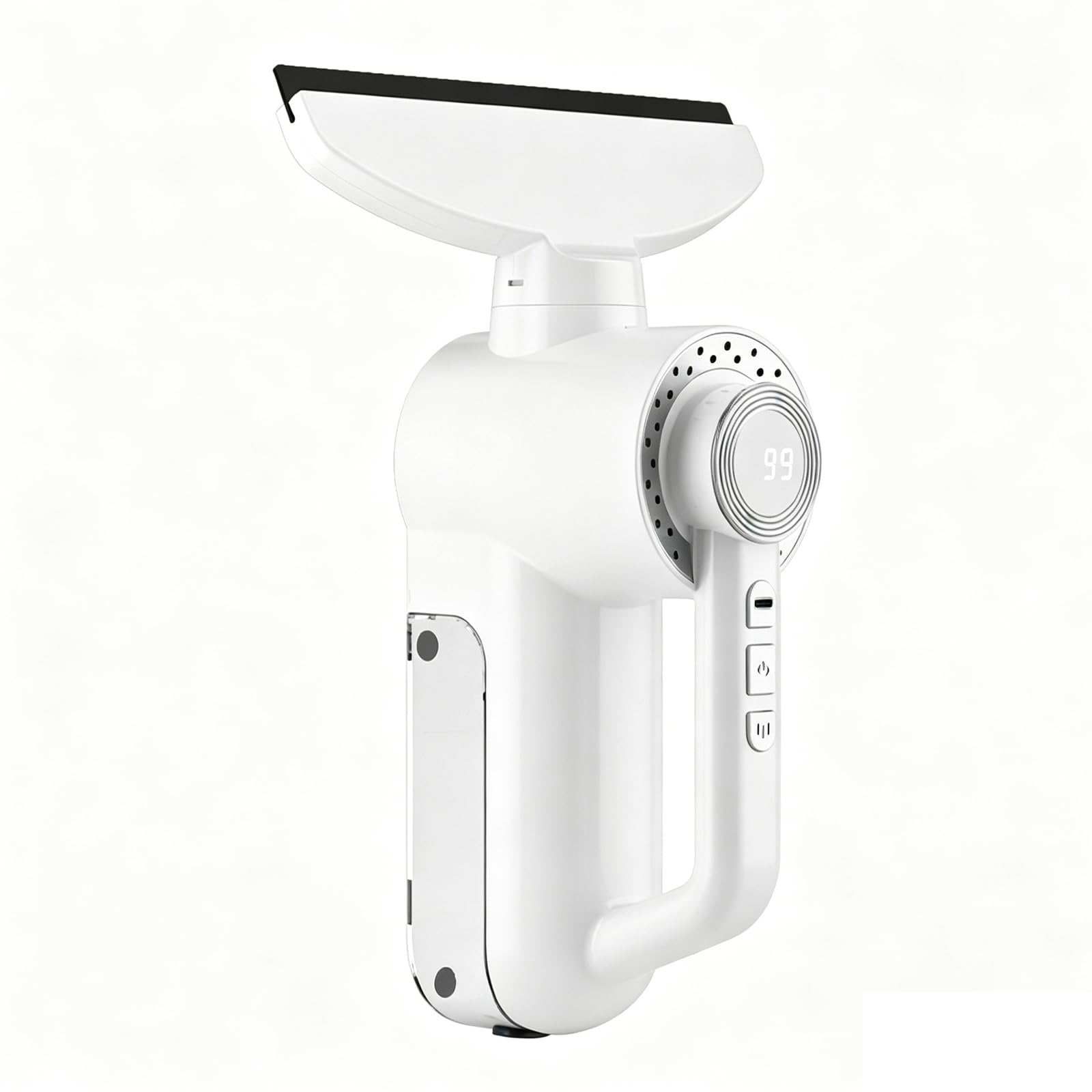 Aspiradora inalámbrica 4 en 1 para ventana, escobilla de ventana recargable con función de pulverización, 20000 RPM con pantalla LED de batería para vidrio, ventana, espejo