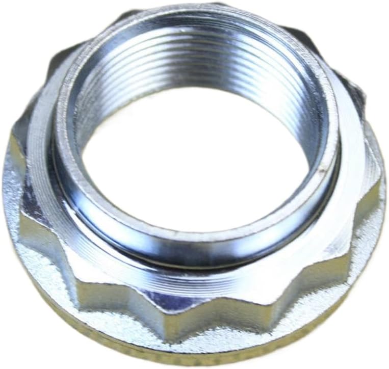Compatible with E36 E46 E60 E90 Vehicle Models Wheel Bearing Axle Nut 33 41 1 133 785 Aftermarket Replacement