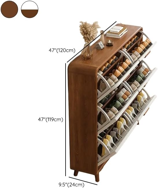 Diagram showing the dimensions of the LITFAD shoe cabinet