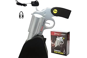 Wine Enthusiasts' Gun Wine Bottle Opener: Uncork Effortlessly
