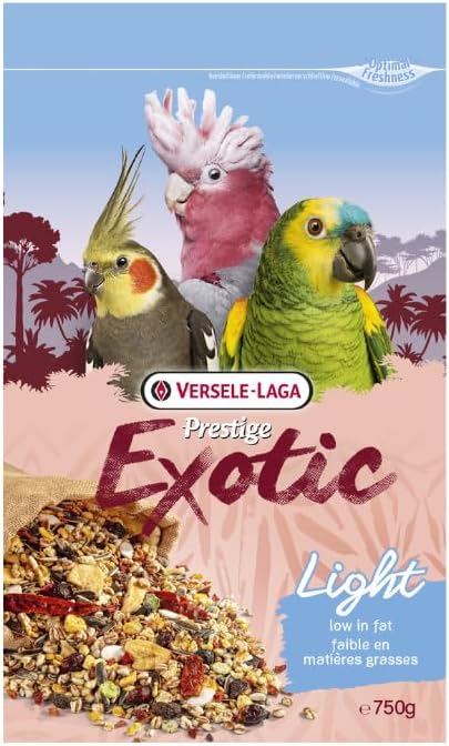 Versele Laga Prestige Exotic Light Papağan&Paraket Kuruyemiş&Tahil Karişimi 750 G.