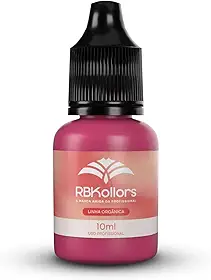 Pigmento Orgânico para Micropigmentação 10ml - RBKollors (Rosa Intenso, Darling)