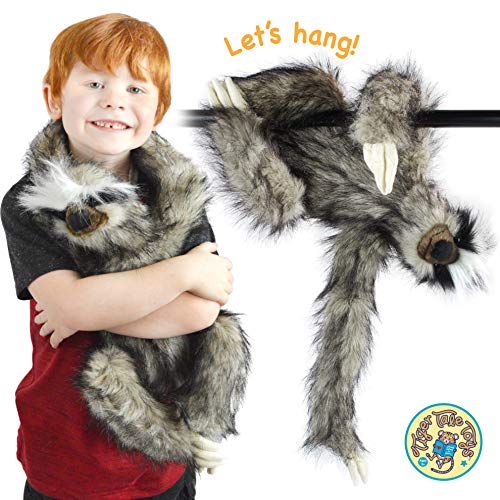 Viahart Shlomo The Three-Toed Sloth - 18 Inch Super Realistic Large Stuffed Animal Plush Toy With Magnetic Paws - By Tiger Tale Toys #TOP6