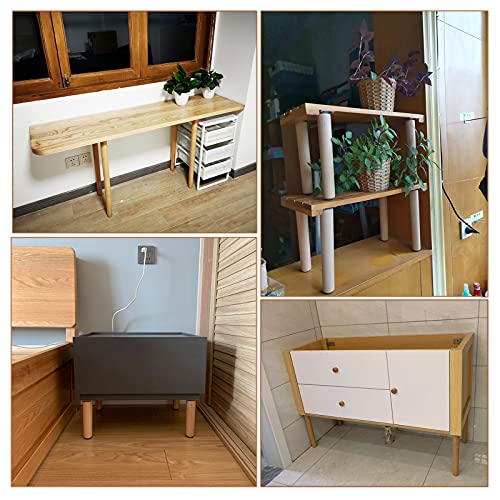 Patas de mesa de madera para renovar el salón de forma sencilla 6